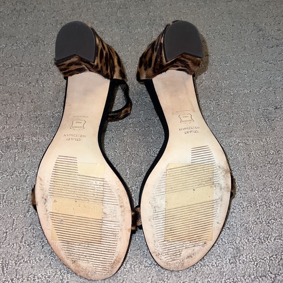 Stuart Weizmann leopard sandals 7.5 - Picture 5 of 7